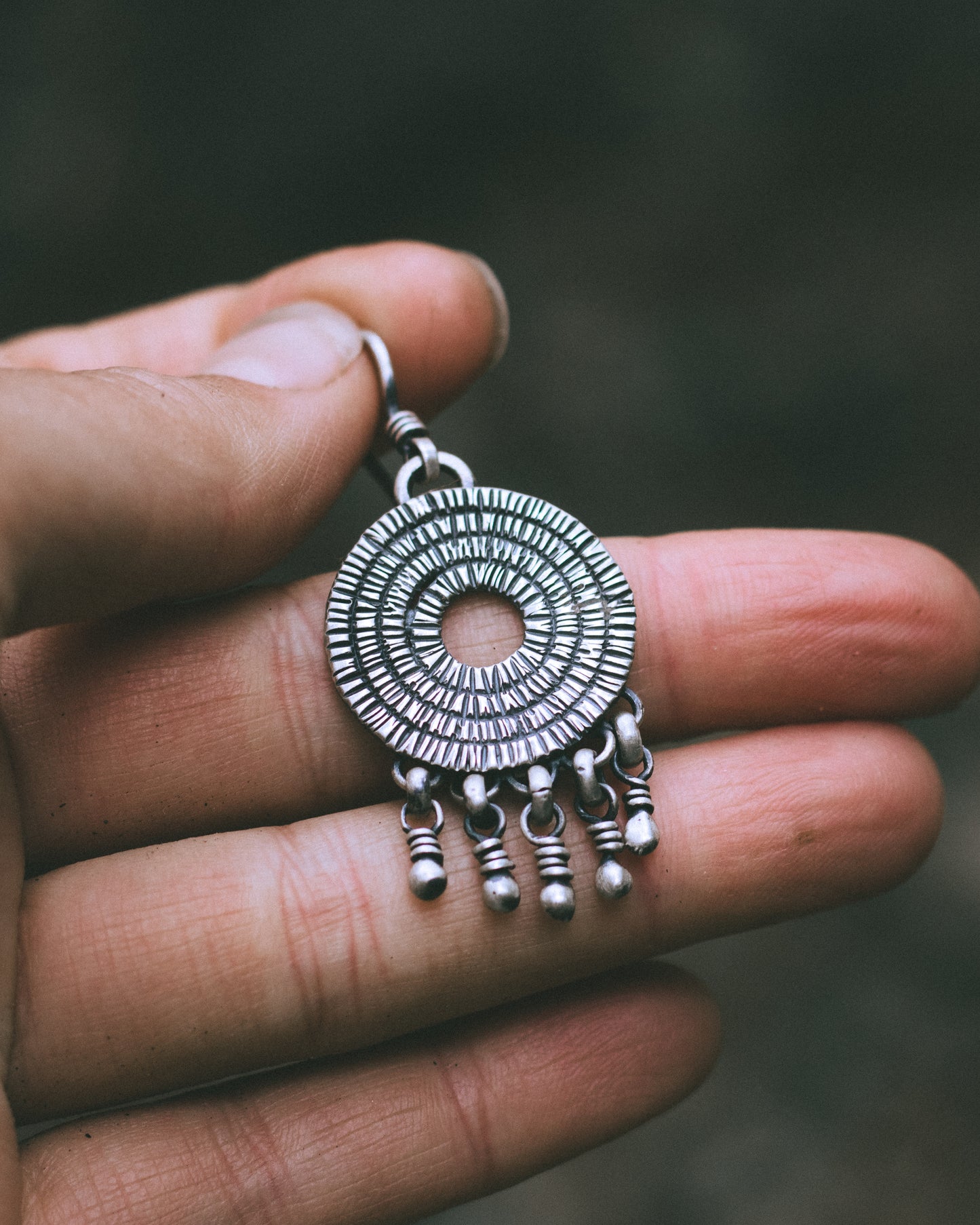 Labyrinth Medallion Earrings