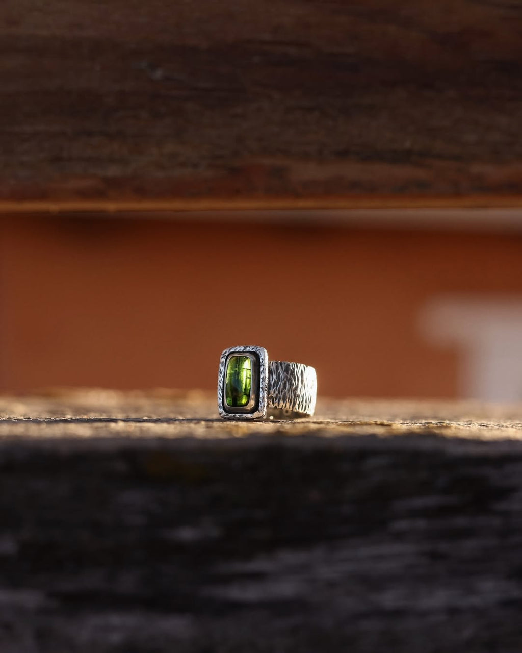 Green Tourmaline Ring