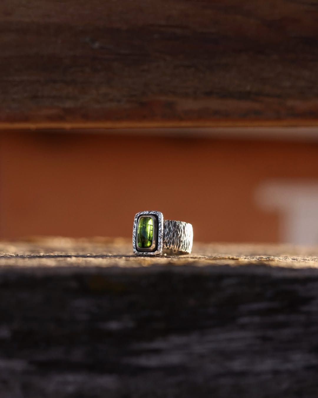 Green Tourmaline Ring