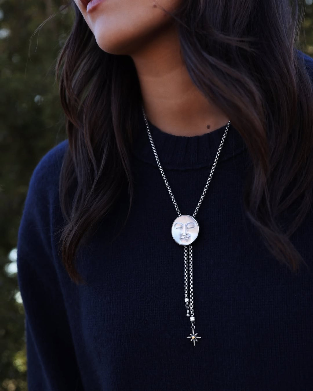 Moon Bolo Necklace
