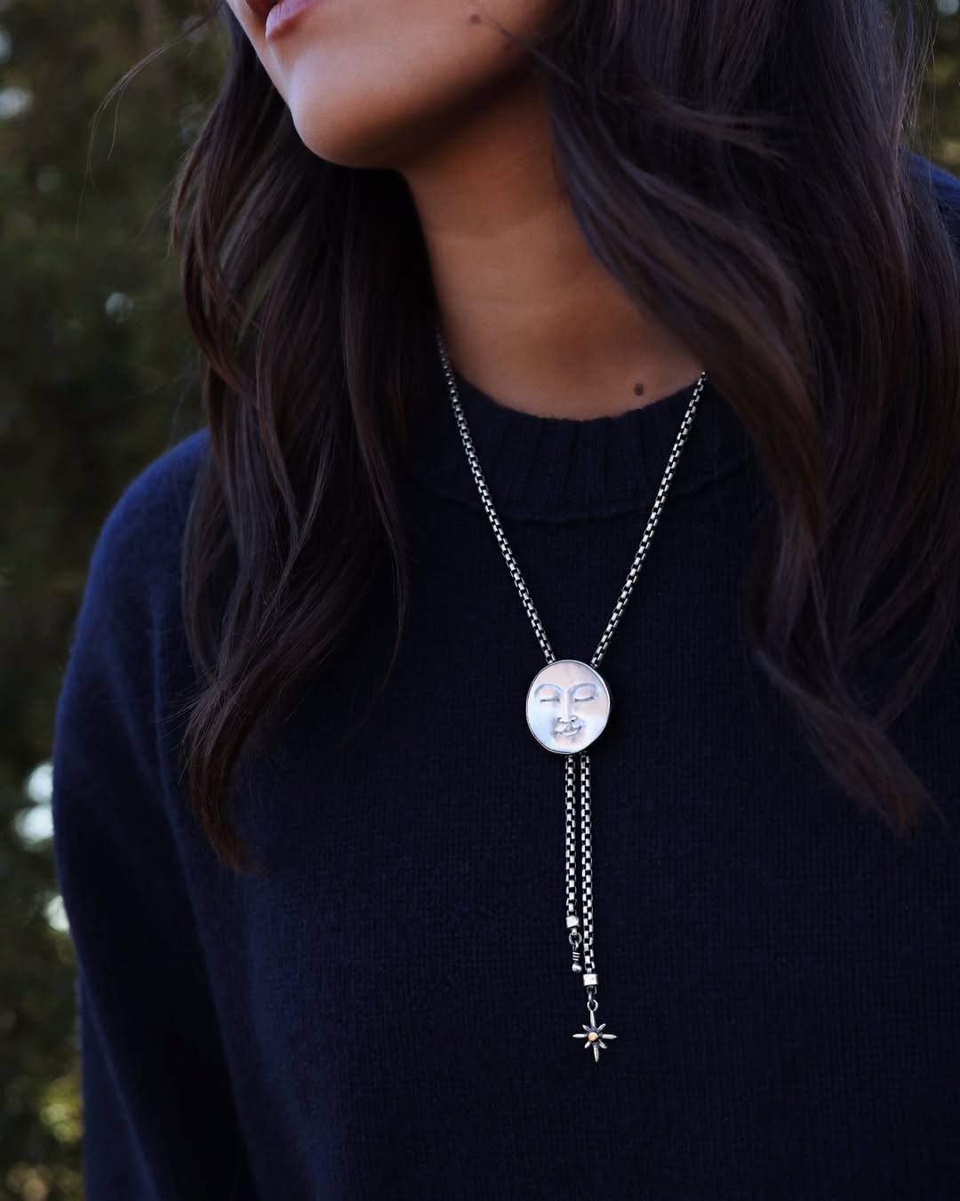 Moon Bolo Necklace