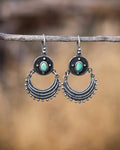 Turquoise Lune Earrings