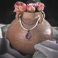 Pink Tourmaline & Opal Necklace