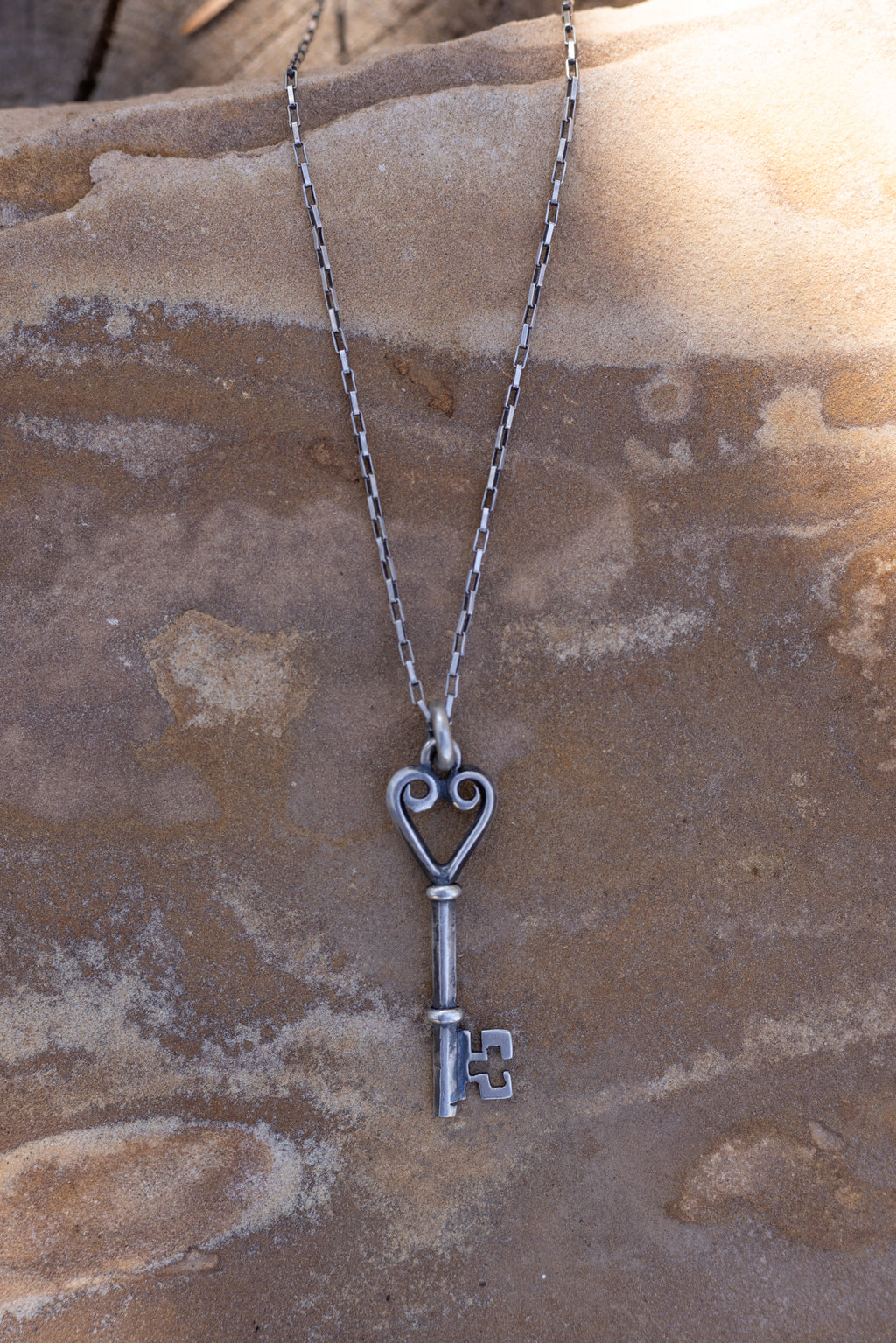 Heart Key Necklace