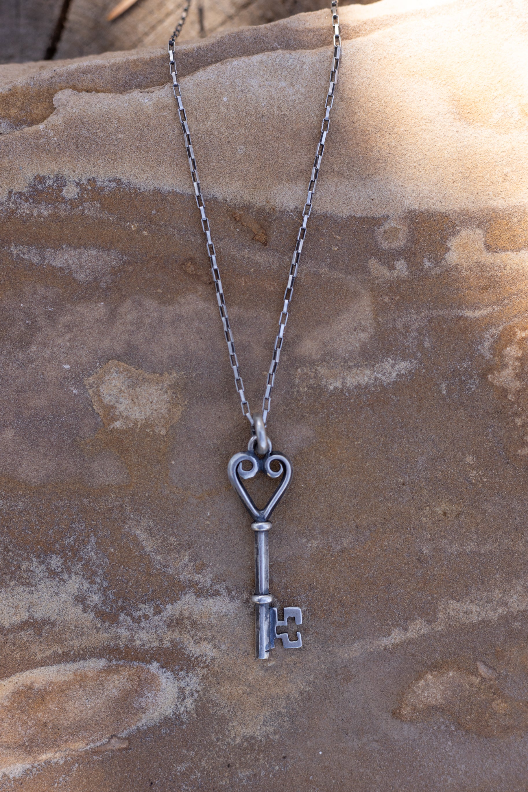 Heart Key Necklace