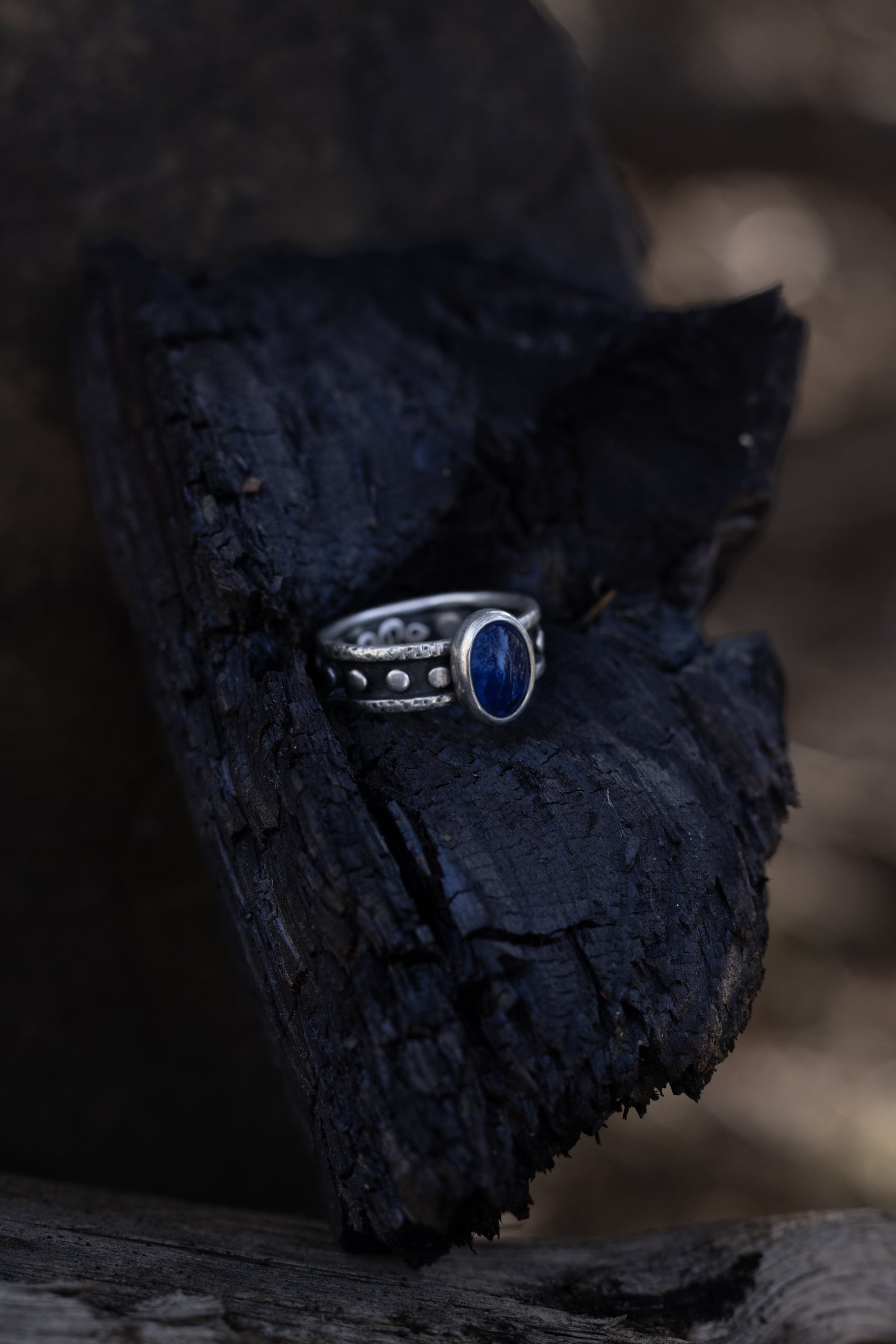 Blue Kyanite Ring