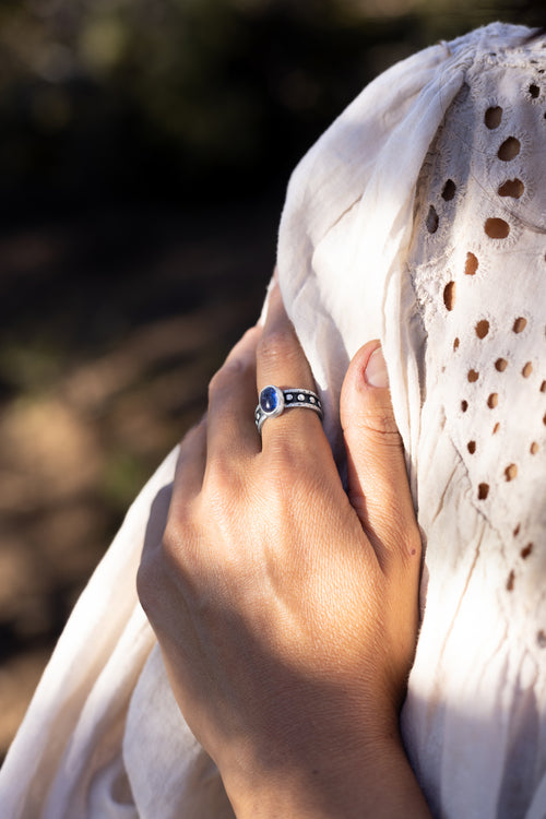 Blue Kyanite Ring