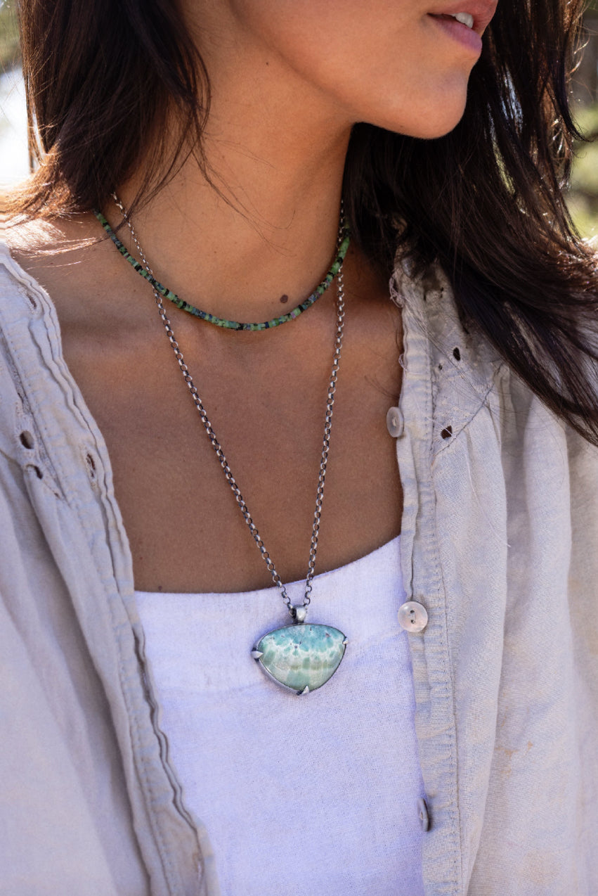 Prehnite Necklace